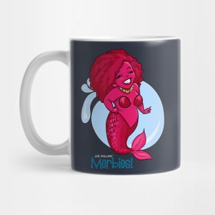 Deep Red Merbie Mug